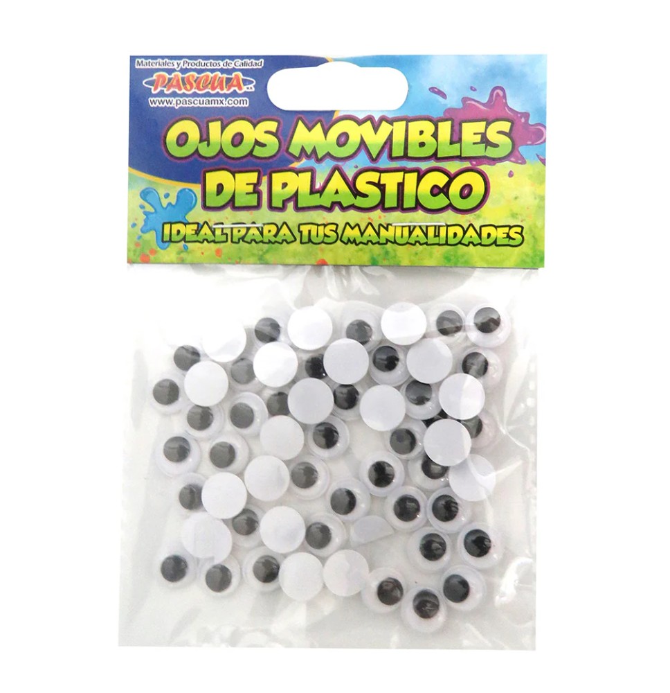 OJITOS MOVIBLES 15MM PASCUA BOL.C50PZ E.20 C.500