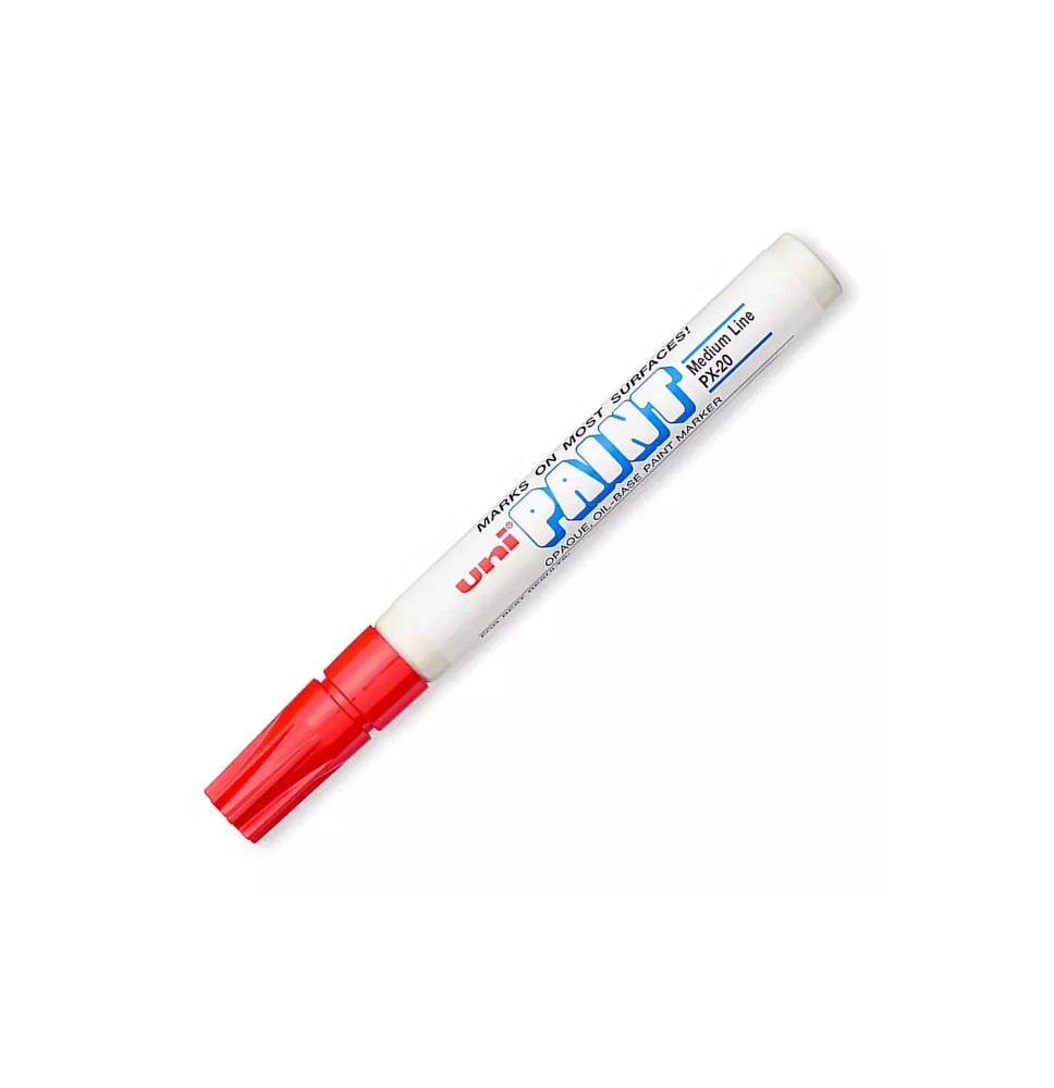 MARCADOR PERM. DELG. UNI-PAINT PX20 PRED. ROJO E12 C144