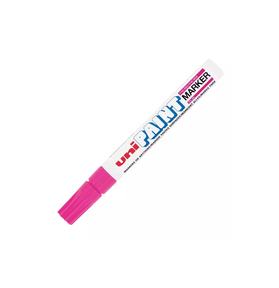 MARCADOR PERM. DELG. UNI-PAINT PX20 PRED. ROSA E12 C144