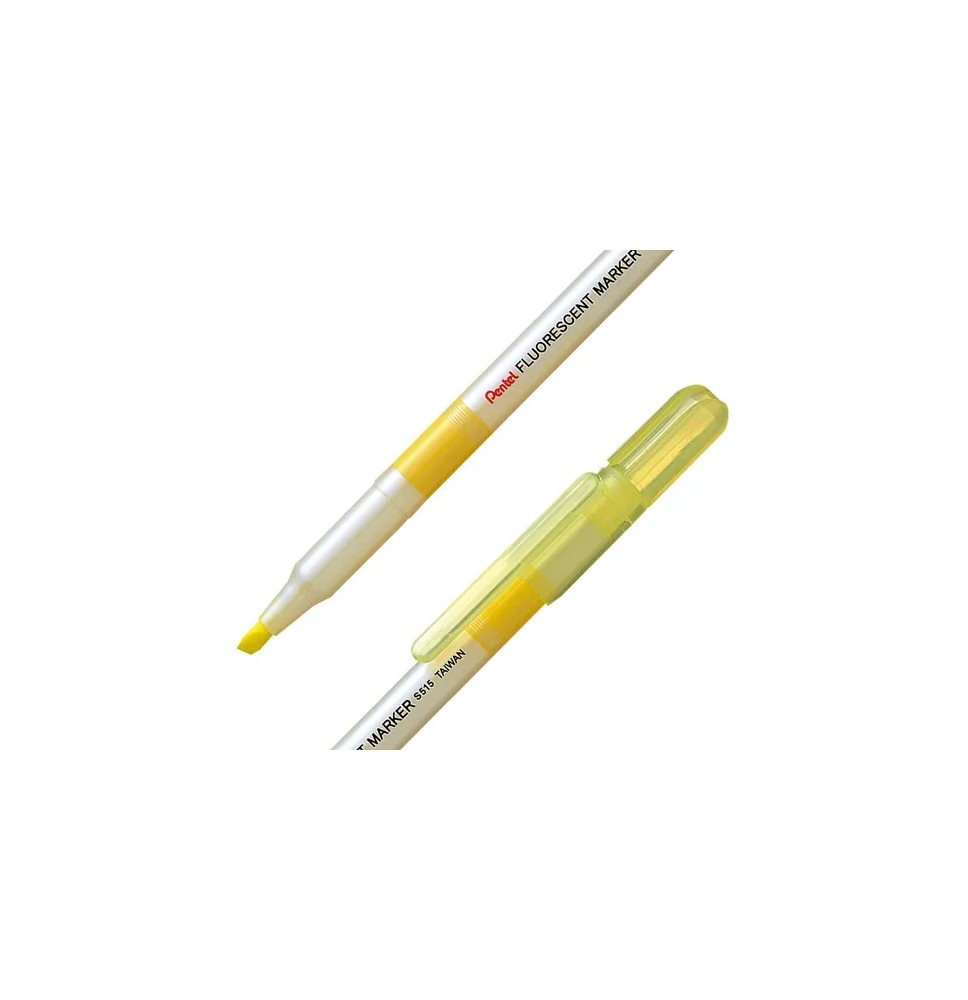 RESALTADOR DELG. S515G PENTEL AMARILLO E.12 C.888