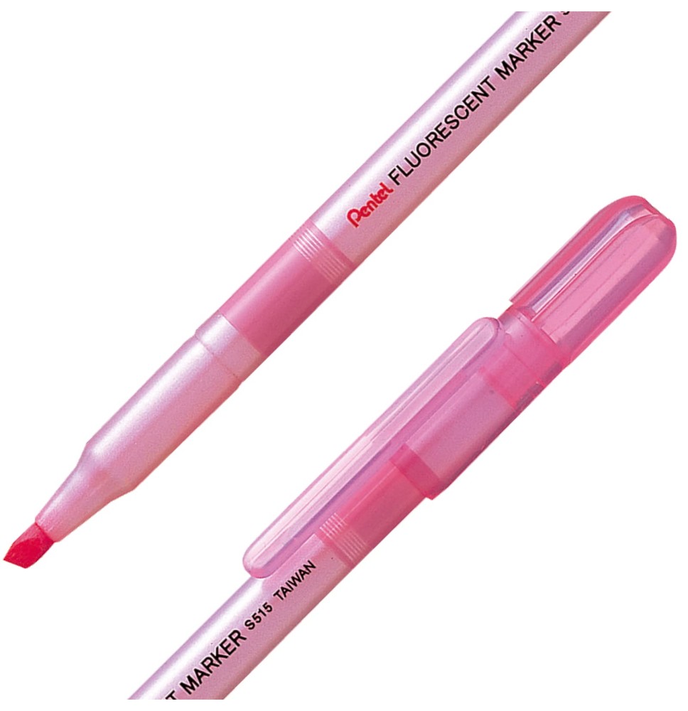 RESALTADOR DELG. S515P PENTEL ROSA E.12 C.888