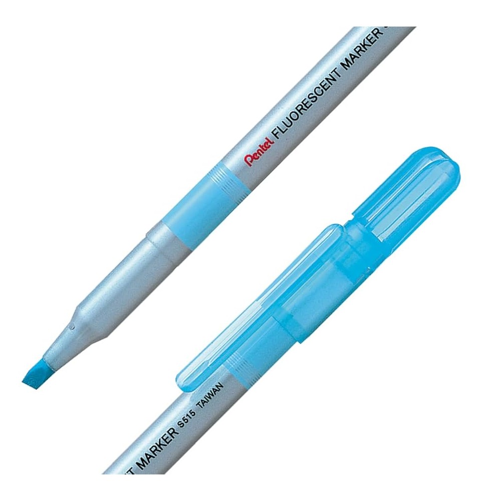 RESALTADOR DELG. S515S PENTEL AZUL E.12 C.888