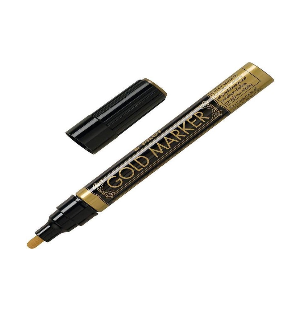 MARCADOR PERM. DELG. GOLD MARKER PILOT P.XF. ORO E.12