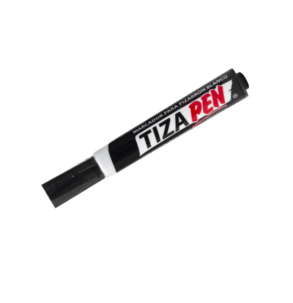 MARCADOR PPIZ. GRUESO TIZAPEN PLAST. NGO.E12C288