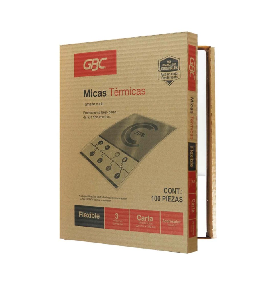 MICA TERMICA CTA 229X293 MM 3 MIL M130249 GBC CJA.C100 C12