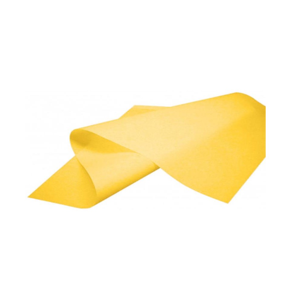 PAPEL CHINA 50X75 CM. AMARILLO HUEVO E.100 C.1000