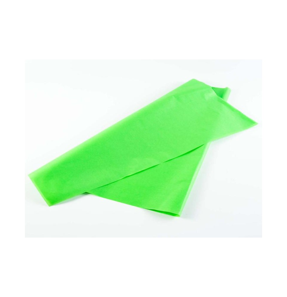 PAPEL CHINA 50X75 CM. VERDE LIMON E.100 C.1000