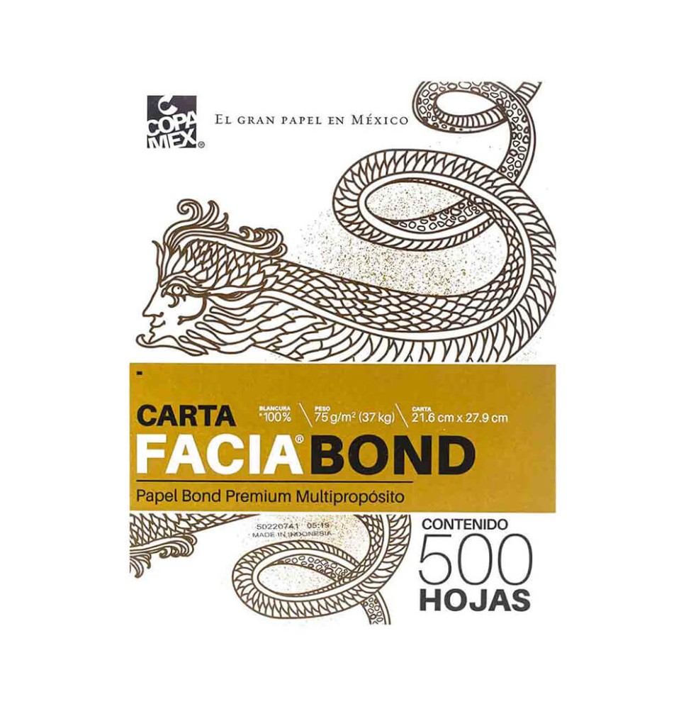 PAPEL BOND BCO. OFI. 99 FACIA 75G. MILL. E..5 C.5