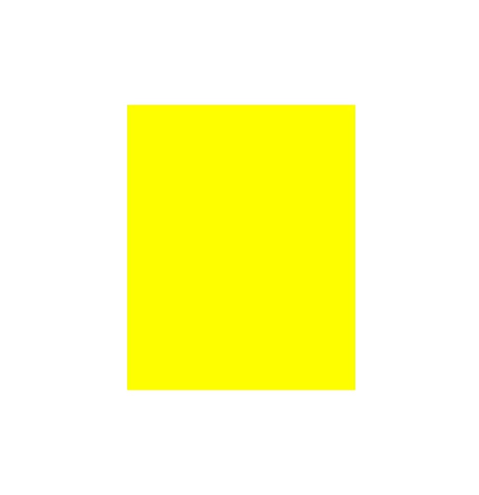 PAPEL BOND FLUOR. CTA. AMARILLO-ELEC.YELLOW 75G.5005000