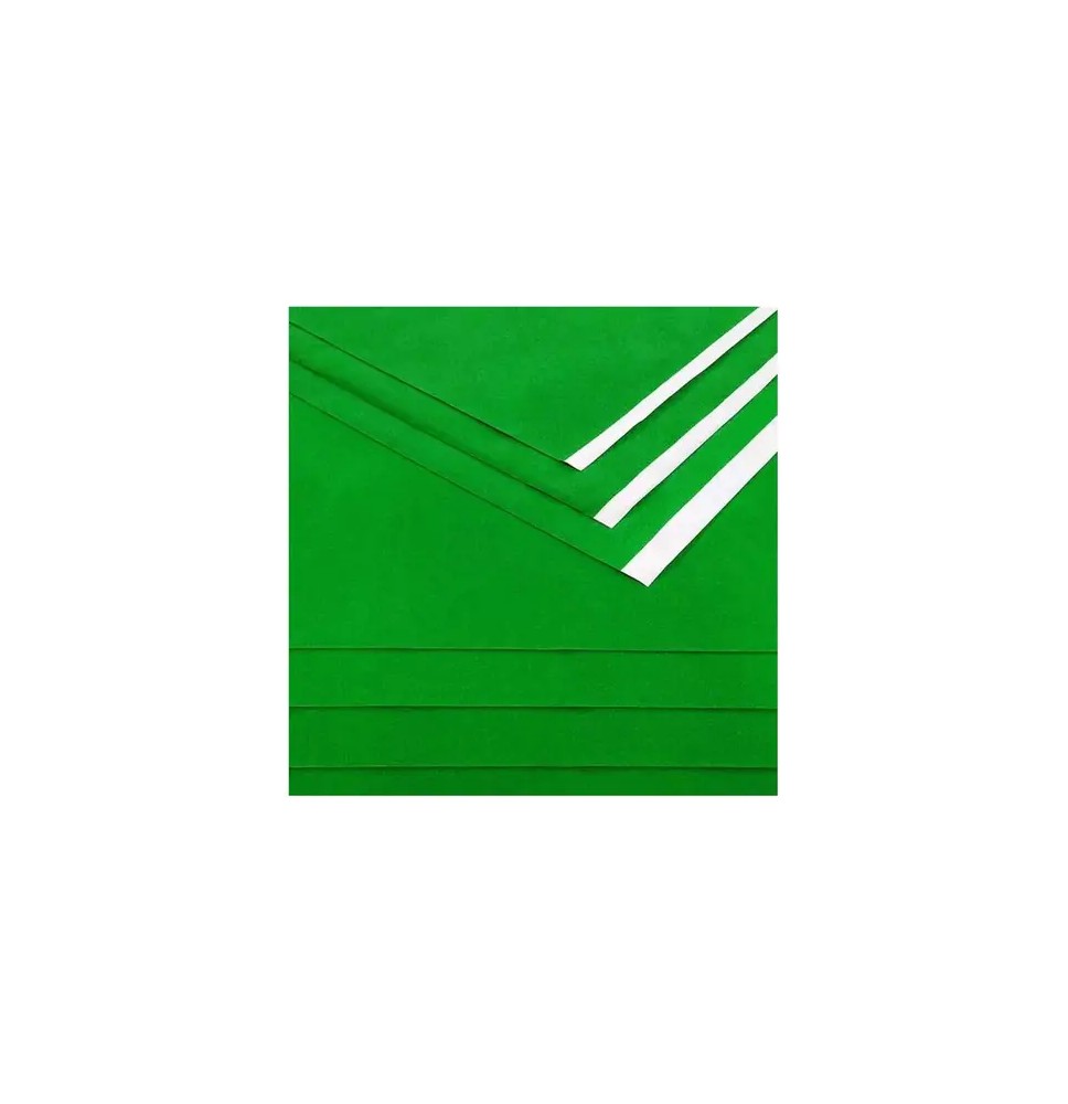 PAPEL GAMUSINA 50X65 VERDE.BANDERA E.10 C.50