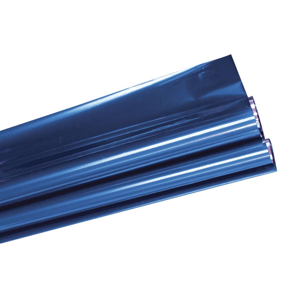 PAPEL MET. GOFRADO AZUL E.10 C.100