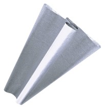 PAPEL MET. GOFRADO PLATA E.10 C.100