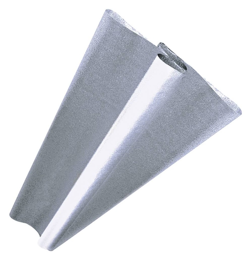 PAPEL MET. GOFRADO PLATA E.10 C.100