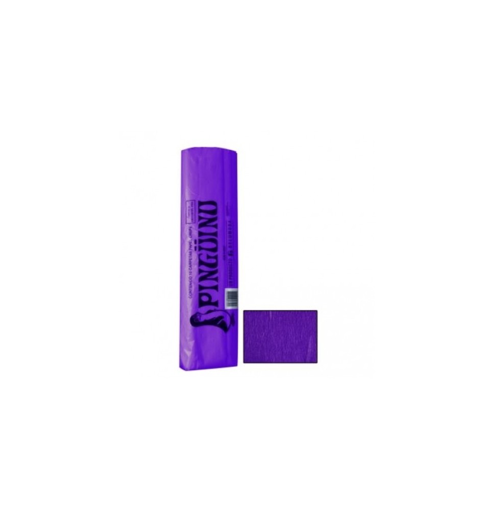 PAPEL CREPE PINGUINO MORADO E.10 C.250 10