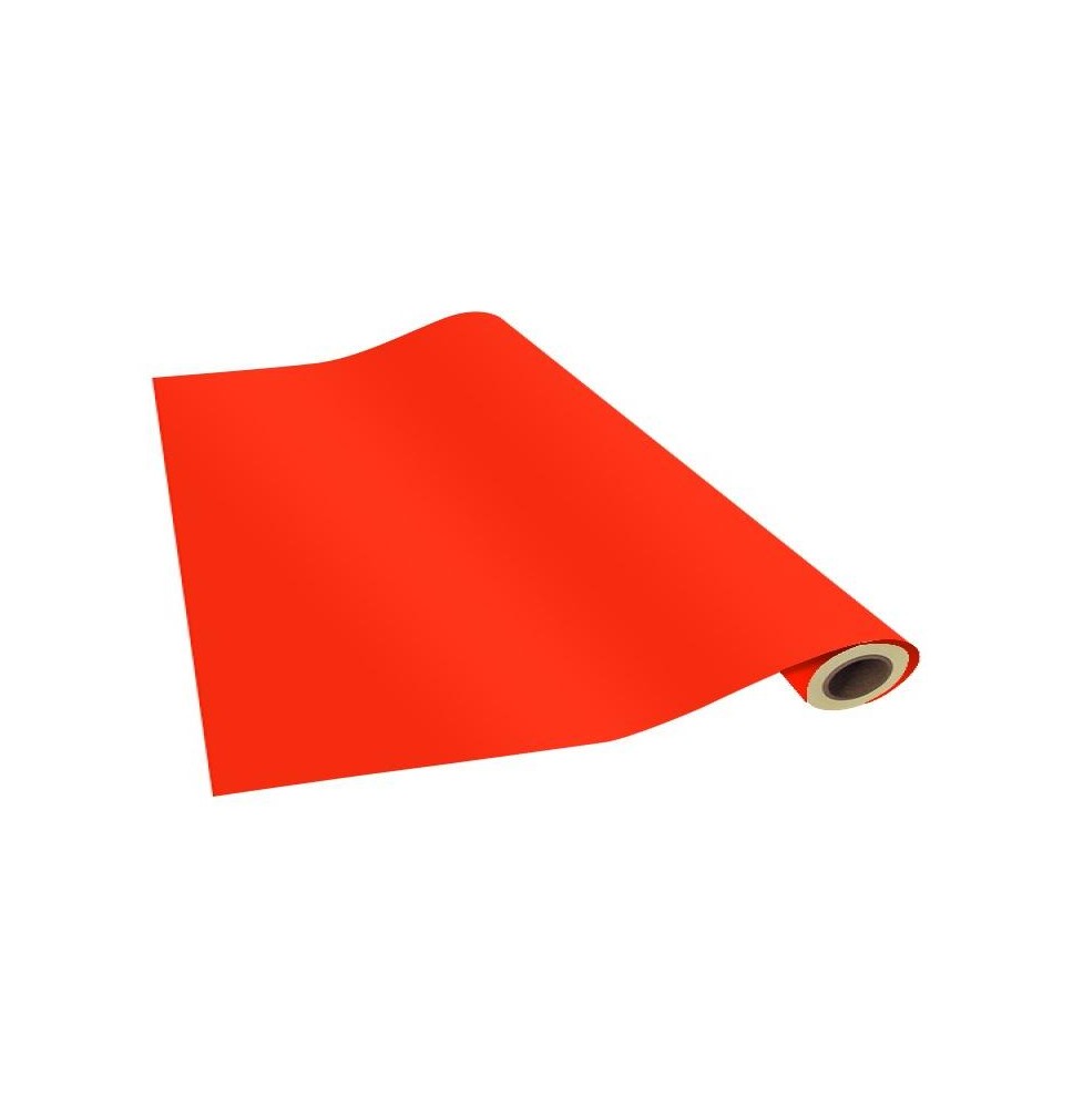 PAPEL AMERICA ROLLO 0.7X25M NARANJA 80G 605 C.15