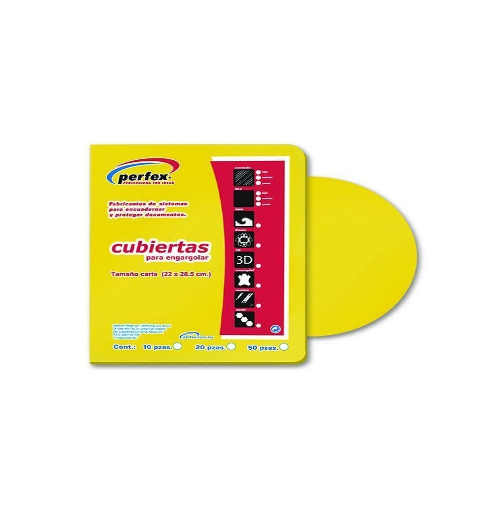 CUBIERTA CTA. LISA BIPOL AMARILLO 14P. E.25 C.250