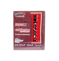 CUBIERTA CTA. LISA BIPOL GUINDA 14P. E.25 C.250