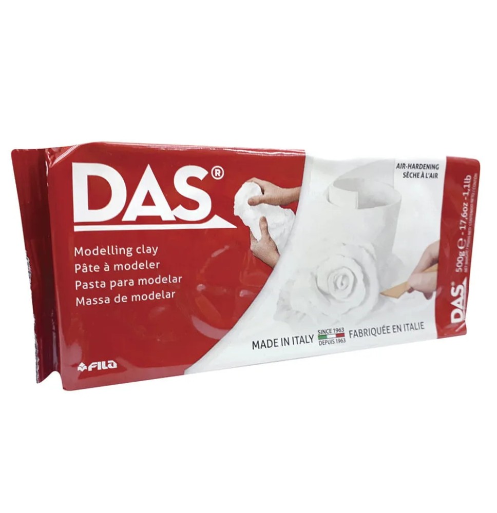 PASTA PMODELAR DAS BLANCA 500 GRS. E.1 C.24