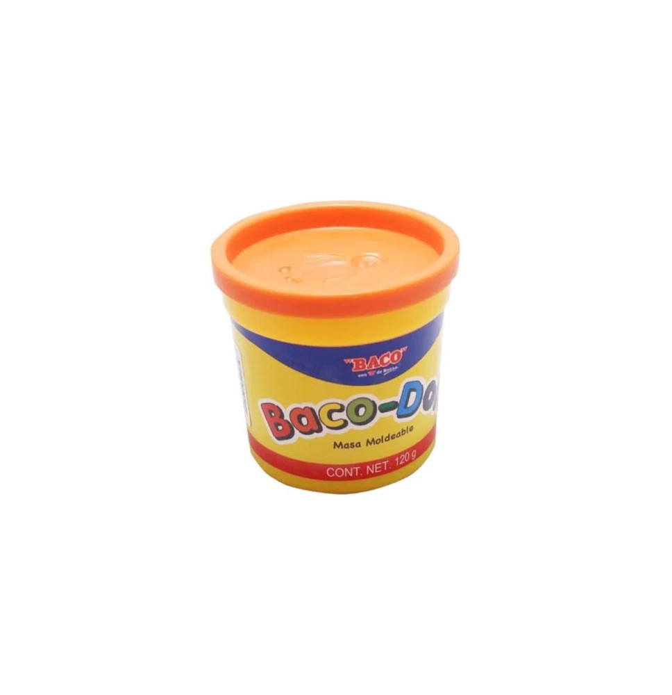 PASTA PMODELAR BACO-DOH. NARANJA FLUOR. C.20