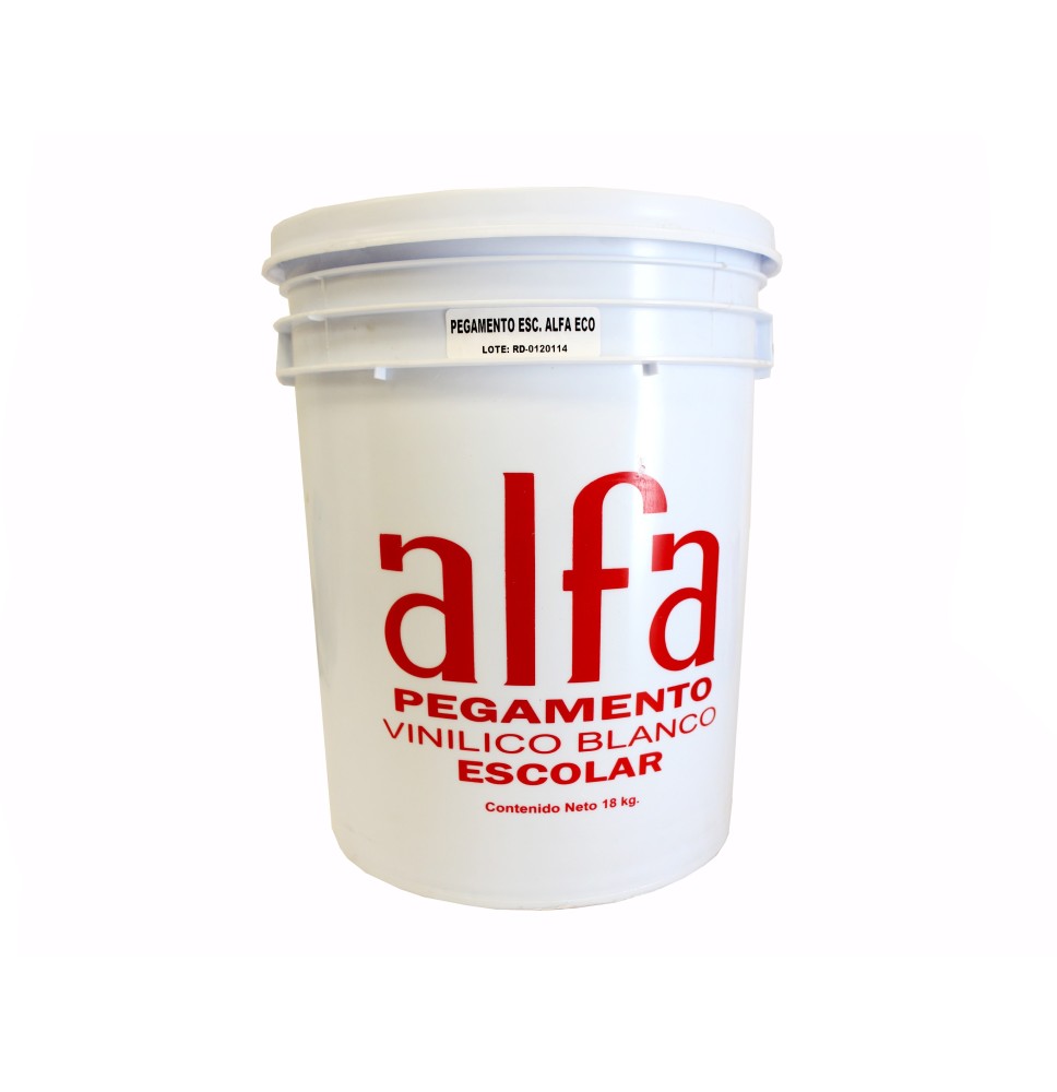 PEGAMENTO ESCOLAR BCO. ALFASAYER 18 KG.E1