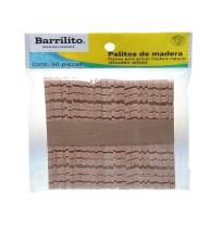 PALITOS ARM. MAD. NAT. 10X115MM W600 BOL. C50 PZ. 2472