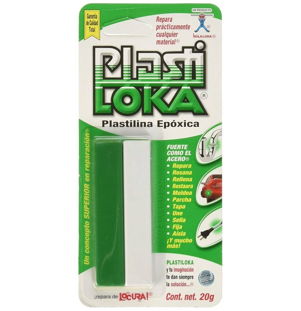 PEGAMENTO PLASTILINA INSTANT. PLASTILOKA 20G. E.10 C.50