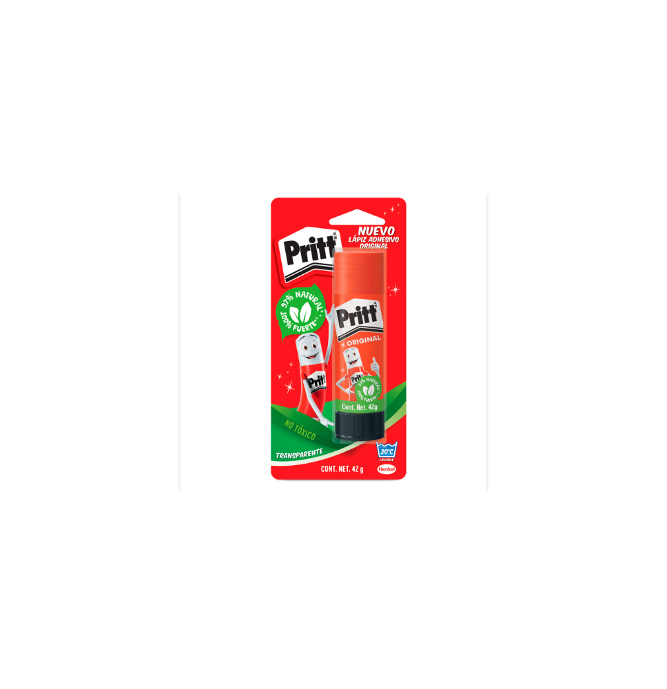 PEGAMENTO LAPIZ ADHE. PRITT 42G. BL. C1 PZA. C.20