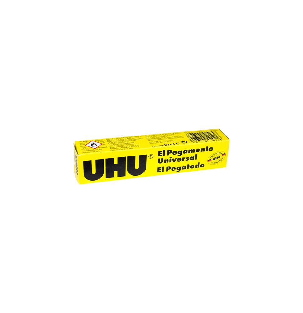 PEGAMENTO PEGATODO UHU 20 ML. C.240
