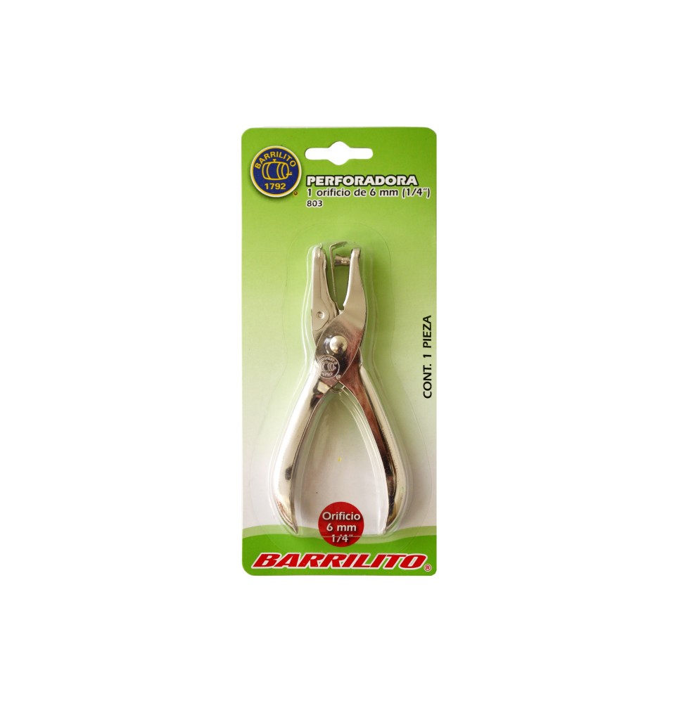 PERFORADORA 1 ORIF. GOBA 803 14 6.35MM. GDE. E12 C24
