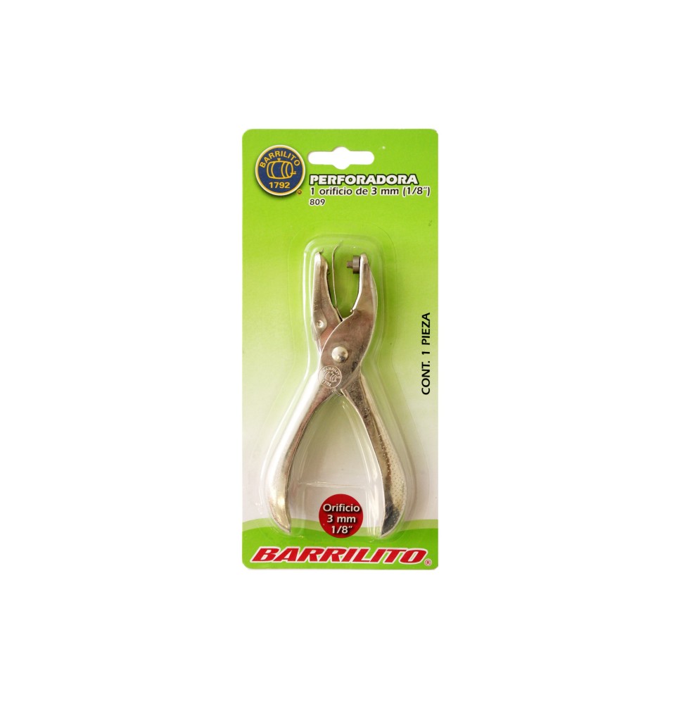 PERFORADORA 1 ORIF. GOBA 809 18 3.17MM. CHICO E12 C24