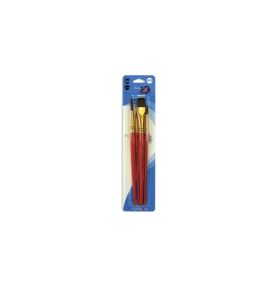PINCEL PLANO P.PONY BL.C4 PZ.SURT.RODIN POLICRAFTJP5 C24