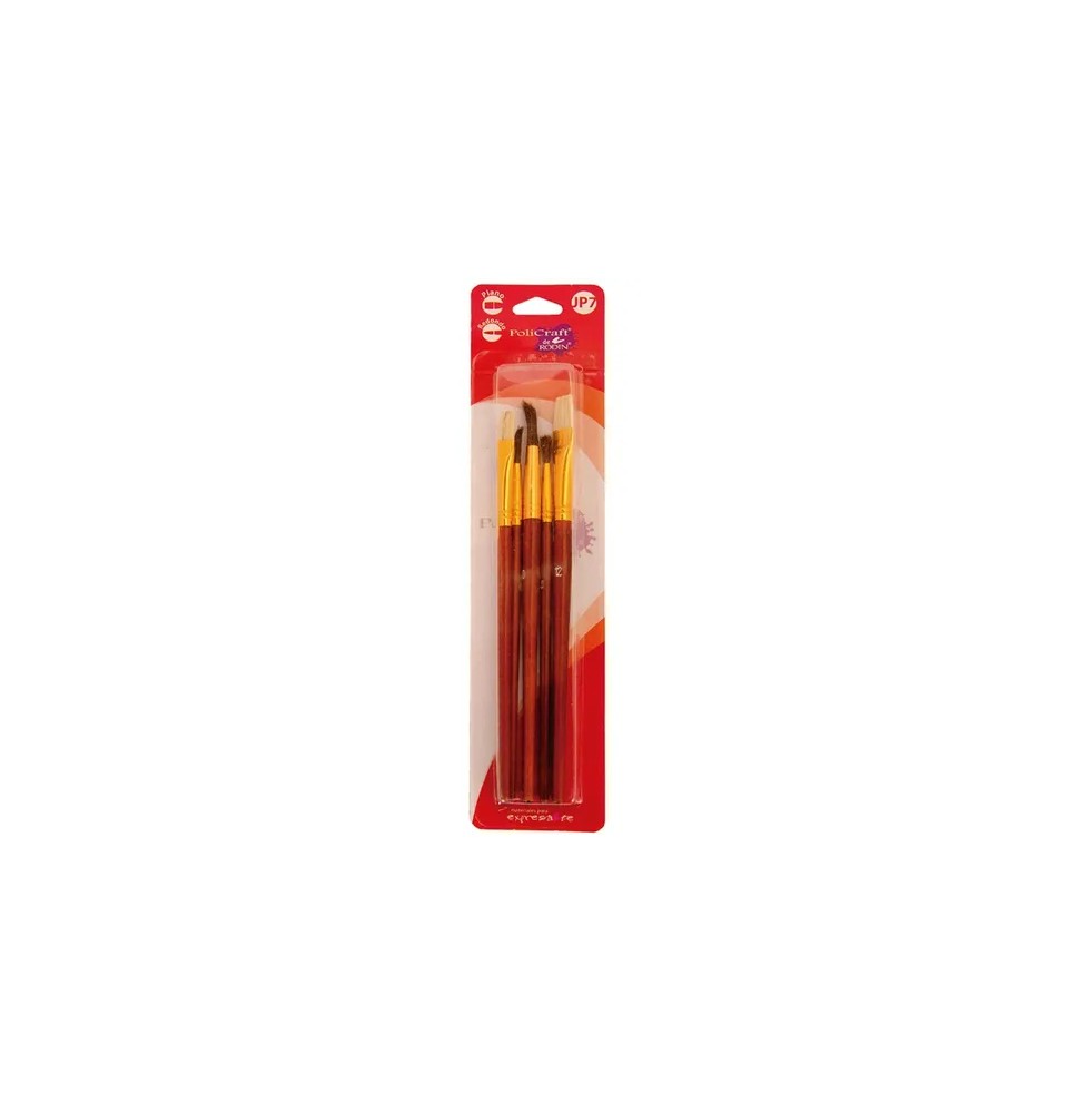 PINCEL PLANO P.PONY BL.C6 PZ.SURT.RODIN POLICRAFTJP7 C24
