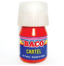 PINTURA CARTEL BACO 54-A 20ML.ROJO E.10 C.200