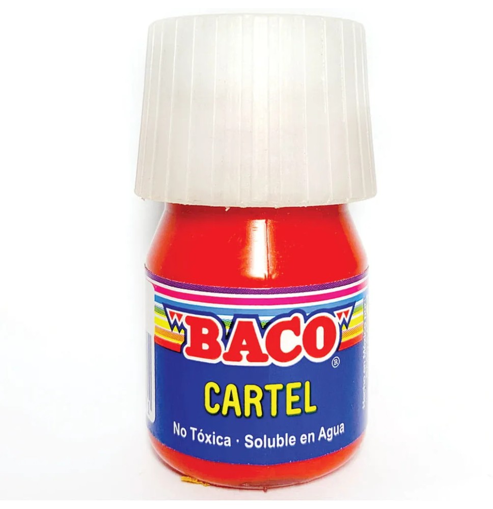 PINTURA CARTEL BACO 54-A 20ML.ROJO E.10 C.200