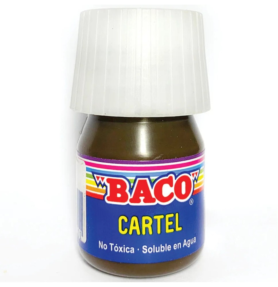 PINTURA CARTEL BACO 57-A 20ML.CAFE E.10 C.200