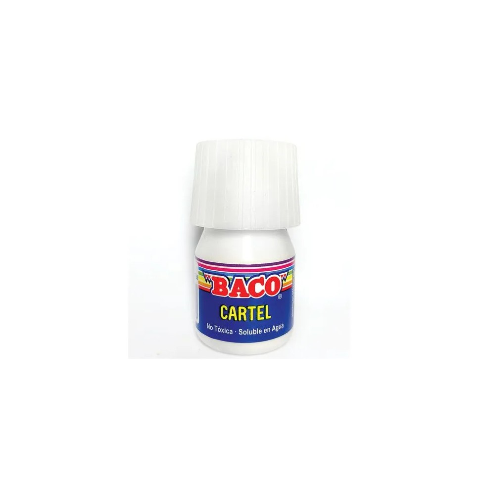 PINTURA CARTEL BACO 72 20ML.BCO.LETRAS E.10 C.200