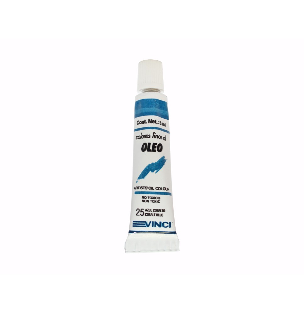 PINTURA OLEO 25 VINCI TUBO 8ML.AZUL COBALTO E.4 C.60