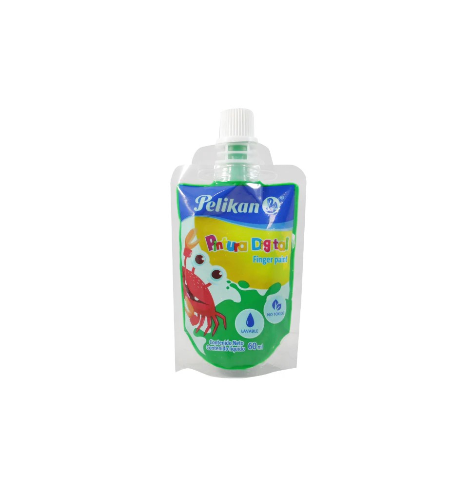 PINTURA DIGITAL PELIKAN 60ML. VERDE C60
