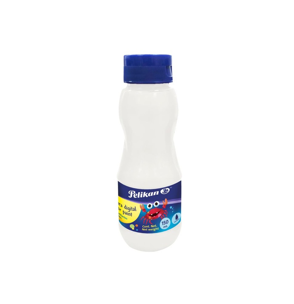 PINTURA DIGITAL PELIKAN 150ML. BLANCO C.12