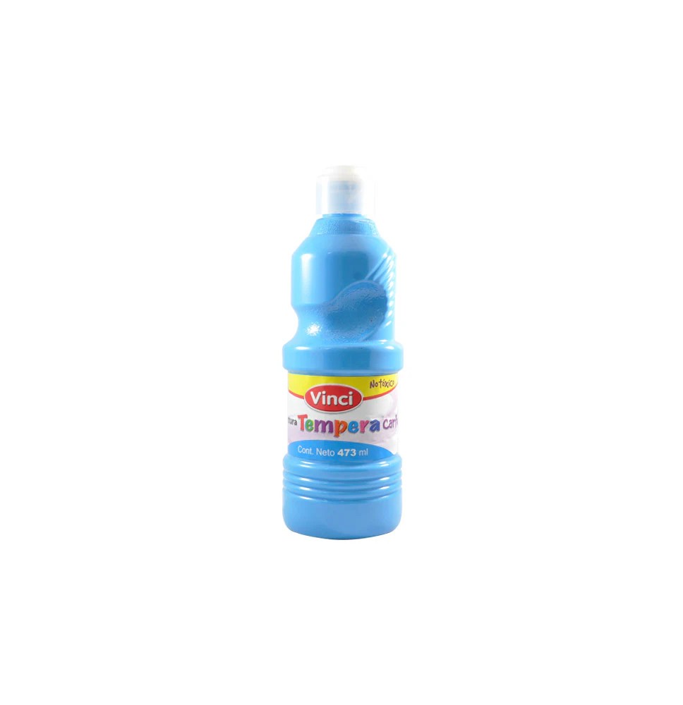 PINTURA TEMPERA VINCI 473ML. AZUL PASTEL C.12
