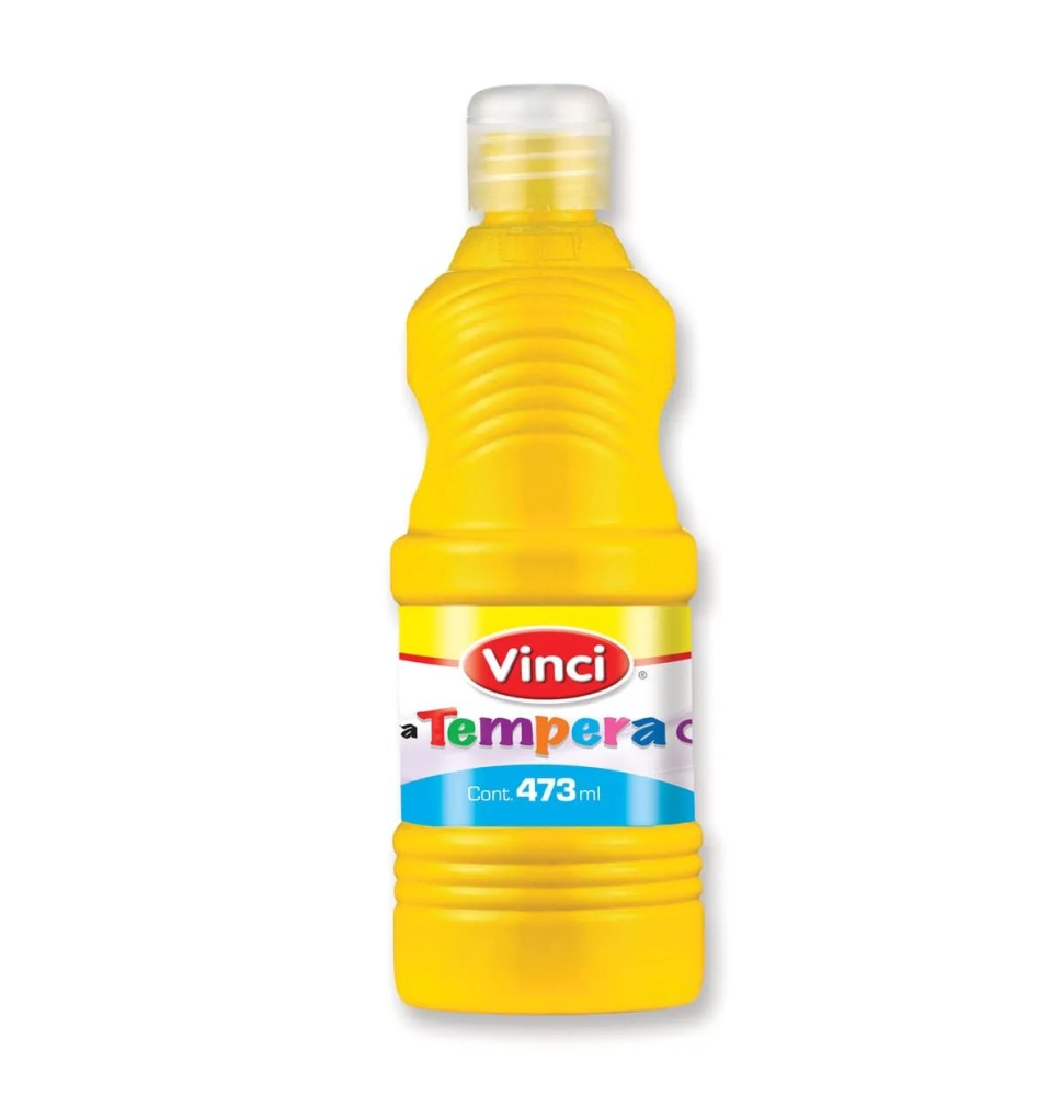 PINTURA TEMPERA VINCI 473ML. AMARILLO C.12