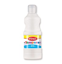 PINTURA TEMPERA VINCI 473ML. BLANCA C.12