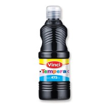 PINTURA TEMPERA VINCI 473ML. NEGRO C.12