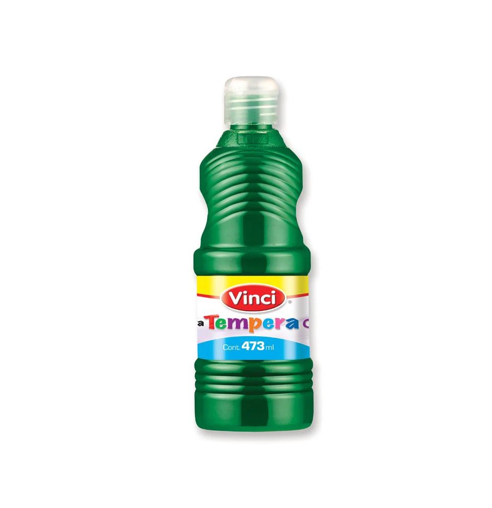 PINTURA TEMPERA VINCI 473ML. VERDE C.12