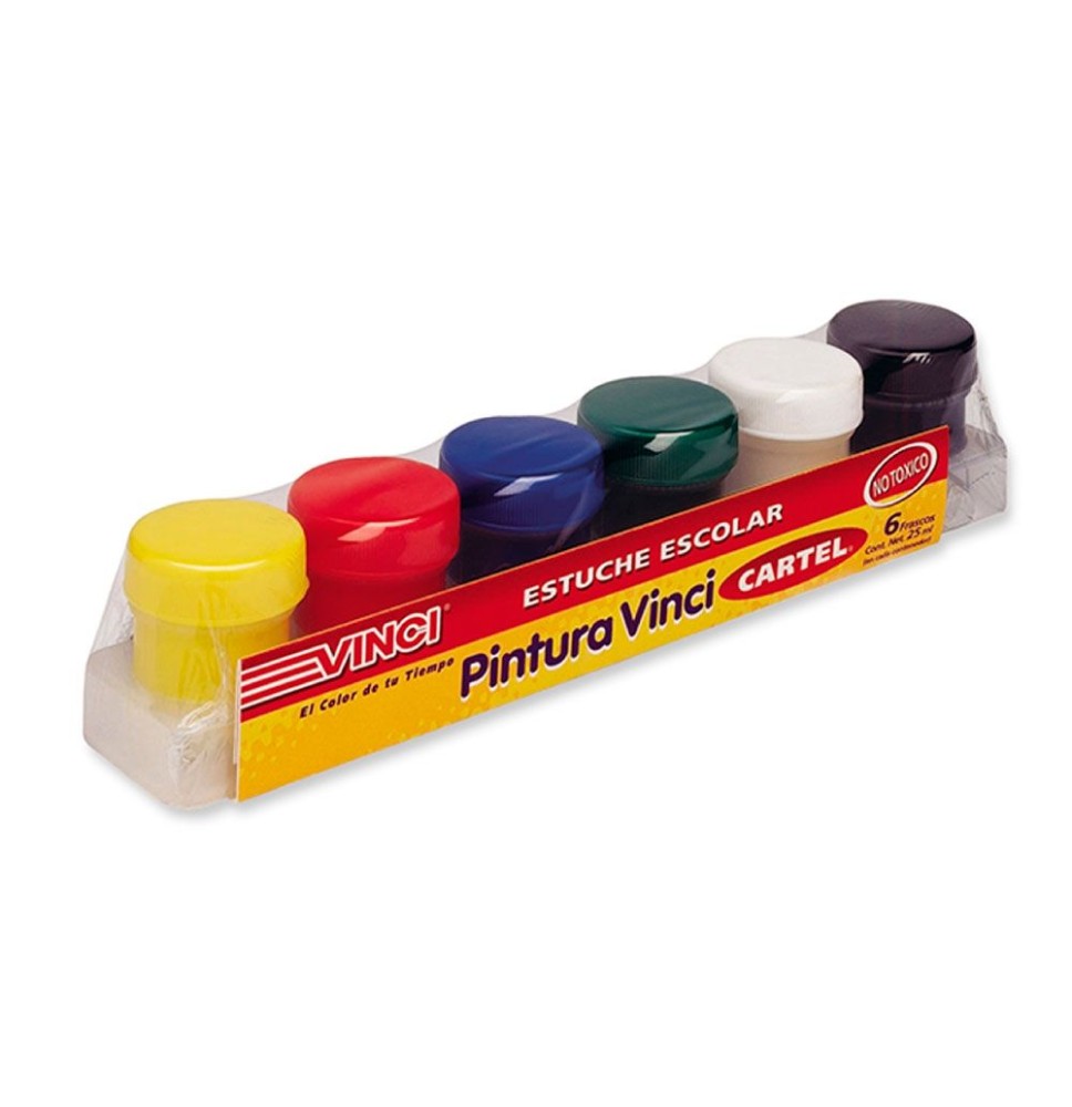 PINTURA CARTEL VINCI ESTUCHE C6 SURTIDOS C.14