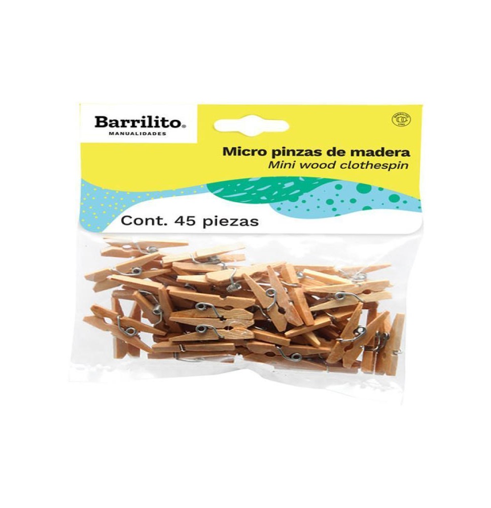 MICROPINZAS MAD. NAT. BARRILITO BOL.C45 W060 E.24 C.72
