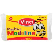 PLASTILINA MODELINA VINCI 180G. BLANCO E.5 C.100