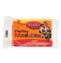 PLASTILINA MODELINA VINCI 180G. NARANJA E.5 C.100