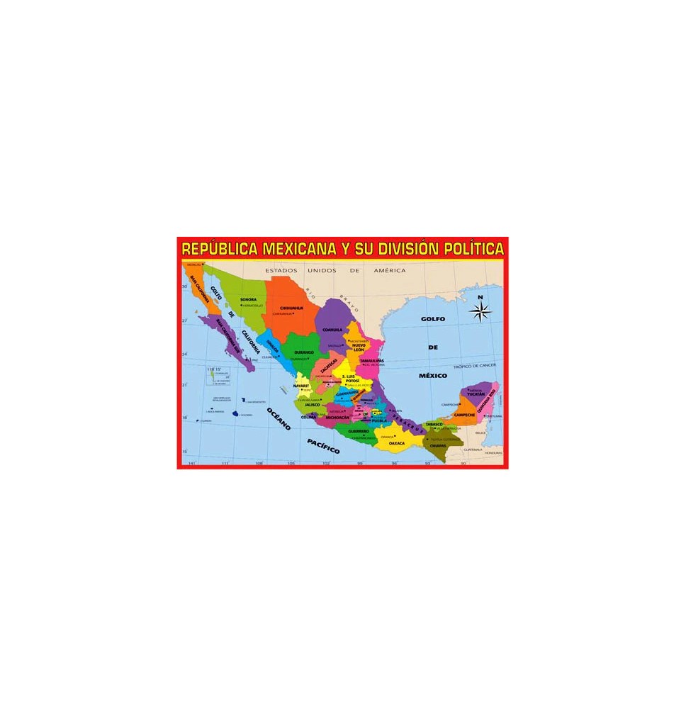POSTER DID. 70X50CM. REP.MEX. CDIV. POL. GRANM. E.6