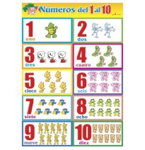 POSTER DID. 70X50CM. NUMEROS 1 AL 10 GRANMARK E.6